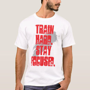 Camiseta Entrena duro Mantén el enfoque / Gimnasio Fisicocu