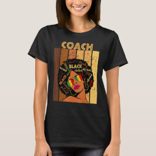 Camiseta Entrenador afroamericanas de historia negra Mo