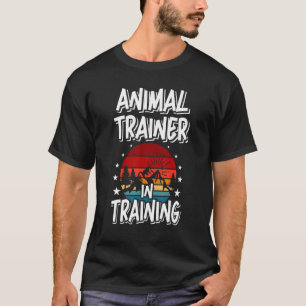 Camiseta Entrenador Animal En La Formación Del Futuro Entre