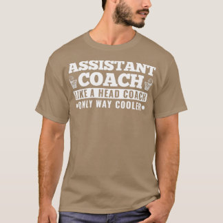 Camiseta Entrenador asistente como entrenador de cabeza sól