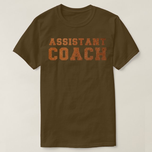 Camiseta Entrenador asistente Funny Sports Coaching (Diseño del anverso)