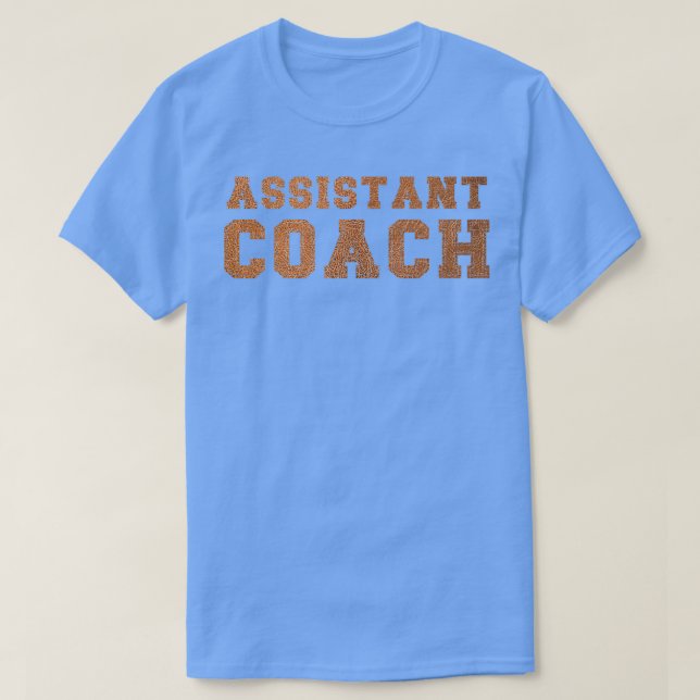 Camiseta Entrenador asistente Funny Sports Coaching Classic (Diseño del anverso)