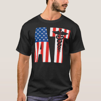 Camiseta Entrenador atlético de bandera estadounidense