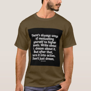 Camiseta entrenador Dan Gable cita inspiradora inspiradora