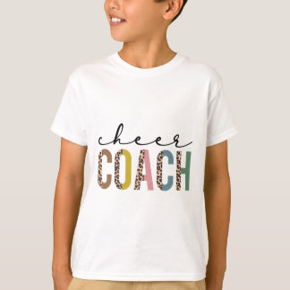 Camiseta Entrenador de ánimo Props de porristas leopardo Li