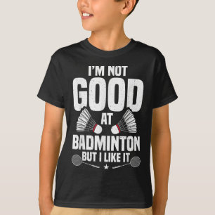 Camiseta Entrenador de bádminton de equipo de amantes del b