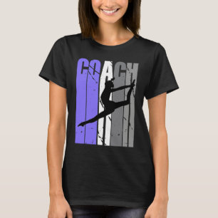 Camiseta Entrenador de baile púrpura lila Instructor de bai