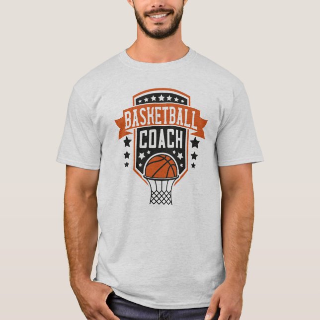 Camiseta entrenador de baloncesto (Anverso)