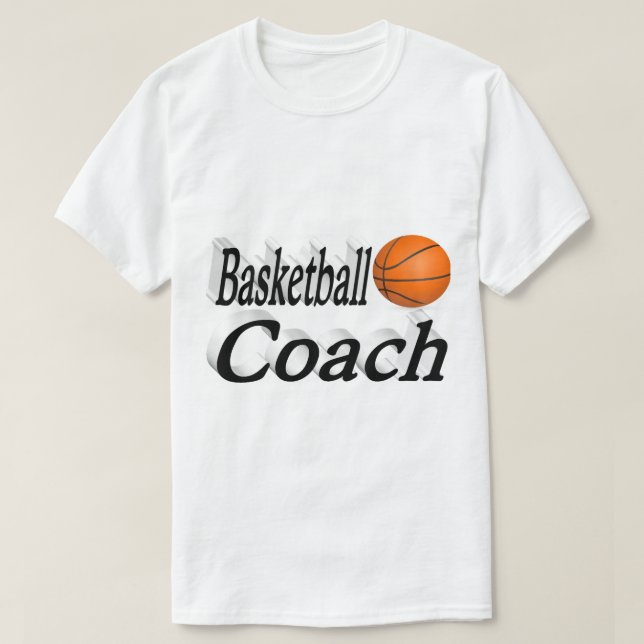 Camiseta Entrenador de baloncesto (Diseño del anverso)