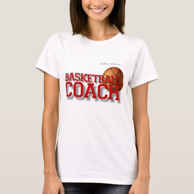 Camiseta Entrenador de baloncesto (Anverso)