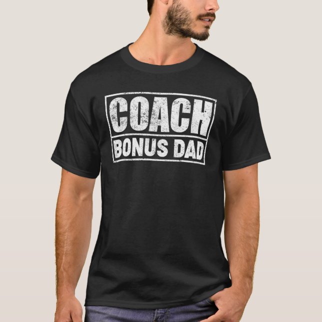 Camiseta Entrenador de baloncesto masculino Bonus Dad F (Anverso)