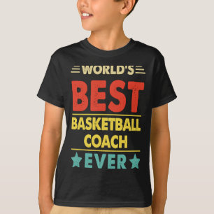 Camiseta Entrenador de Baloncesto Mundos Entrenador de Balo