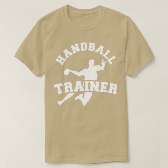 Camiseta Entrenador de balonmano entrenador (Diseño del anverso)