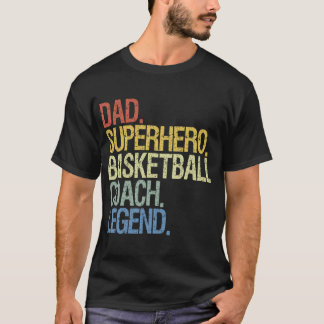 Camiseta Entrenador de básquetbol Dad
