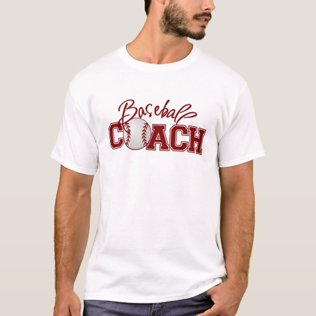 Camiseta Entrenador de béisbol (Anverso)