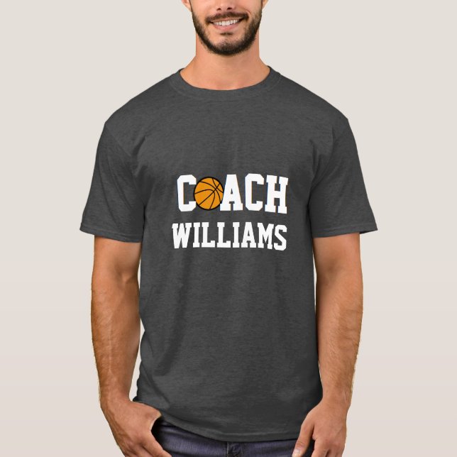 Camiseta Entrenador de béisbol - personalizado (Anverso)