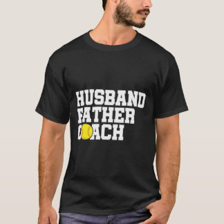 Camiseta Entrenador de béisbol Softball Dad Gift Husband Fa