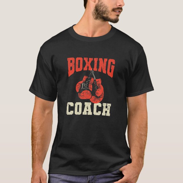 Camiseta Entrenador de boxeo Funny Sport Instructor Coachin (Anverso)