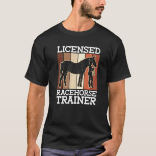 Camiseta Entrenador de caballos de carreras con licencia Ho