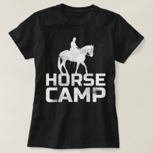 Camiseta Entrenador de Campo de Caballos Amante de los Caba