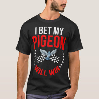 Camiseta Entrenador de Carreras de pichón Bird Manteniendo 
