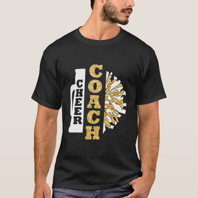 Camiseta Entrenador de Cheerader, entrenador de animadores (Anverso)