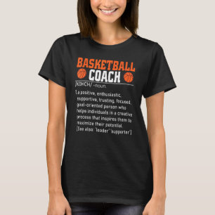 Camiseta Entrenador de definición de básquetbol Tee Men