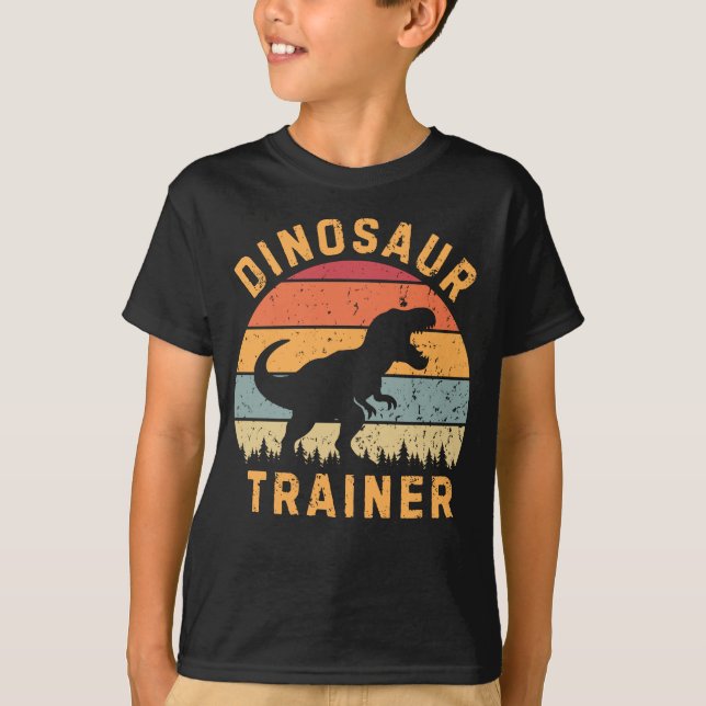 Camiseta Entrenador de dinosaurios (Anverso)