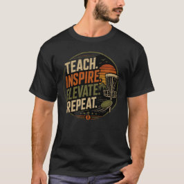 Camiseta Entrenador de DiscGolf Vintage Moderno
