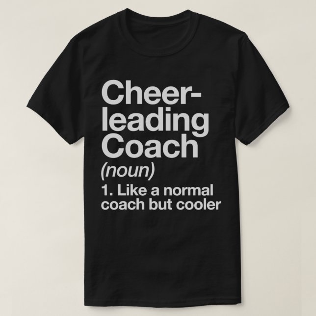 Camiseta Entrenador de divertida definición de entrenador d (Diseño del anverso)