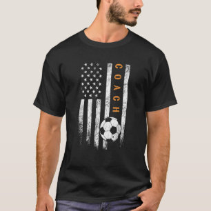 Camiseta Entrenador de entrenador de fútbol de bandera esta