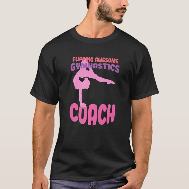 Camiseta Entrenador De Entrenadores De Gimnasia De Fliping (Anverso)