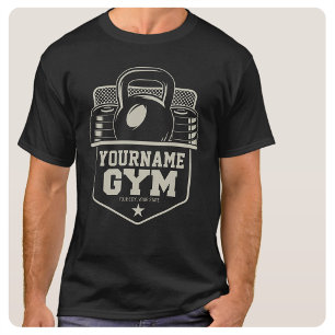 Camiseta Entrenador de Fitness Personalizado de Pesas Rusas
