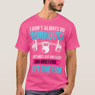 Camiseta Entrenador De Fitness Saying Barbell