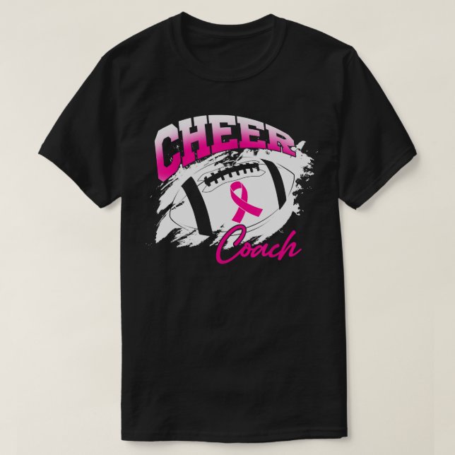 Camiseta Entrenador de fútbol de apoyo Cáncer de Mama de Ci (Diseño del anverso)