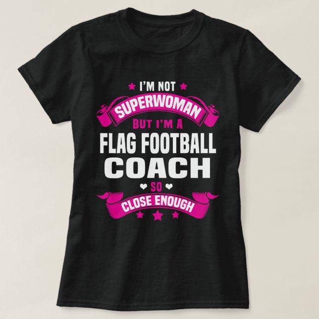 Camiseta Entrenador de fútbol de bandera (Diseño del anverso)