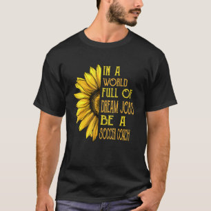 Camiseta Entrenador de fútbol de girasol