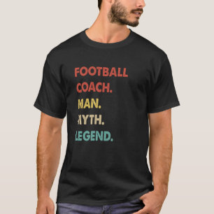 Camiseta Entrenador de fútbol, hombre, leyenda del mito 1