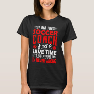 Camiseta Entrenador de fútbol hombres profesora de Motivaci