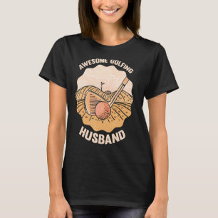 Camiseta Entrenador de golf Golfer Husband
