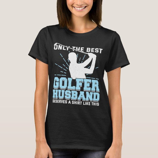 Camiseta Entrenador de golf Golfer Husband 2 (Anverso)