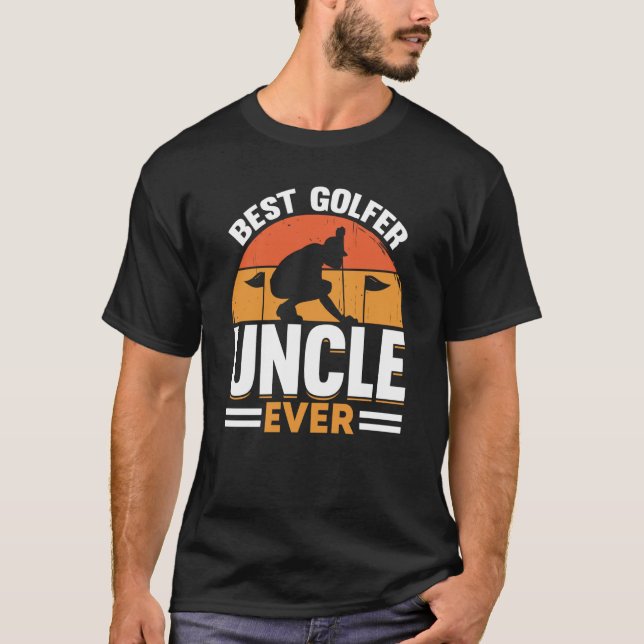 Camiseta Entrenador de golf Golfifer Uncle 1 (Anverso)