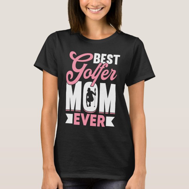 Camiseta Entrenador de golf Madre Golfer Mom 2 (Anverso)