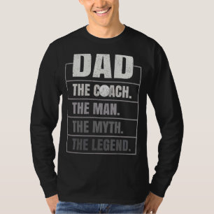 Camiseta Entrenador de golf masculino papá hombre leyenda d