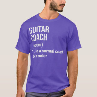 Camiseta Entrenador de guitarra como un entrenador normal p