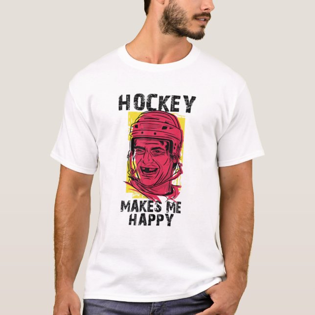 Camiseta Entrenador de hockey sobre hielo Jugador de hockey (Anverso)