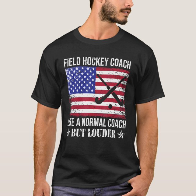 Camiseta Entrenador de hockey sobre hierba como entrenador  (Anverso)