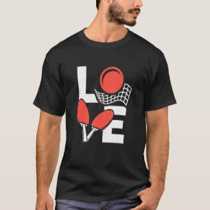 Camiseta Entrenador de jugador de juego de Ping Pong de amo