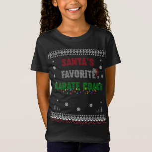Camiseta Entrenador de karate favorito de Santa - Divertido