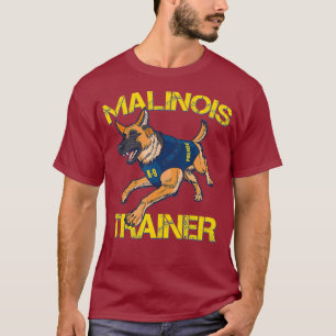 Camiseta Entrenador de la policía de K9 Dog Malinois